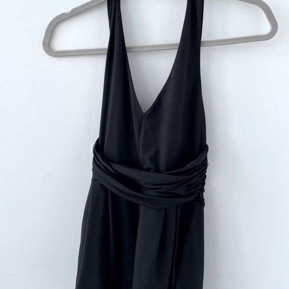 Satin Black Guess Romper - Picture 1 of 3
